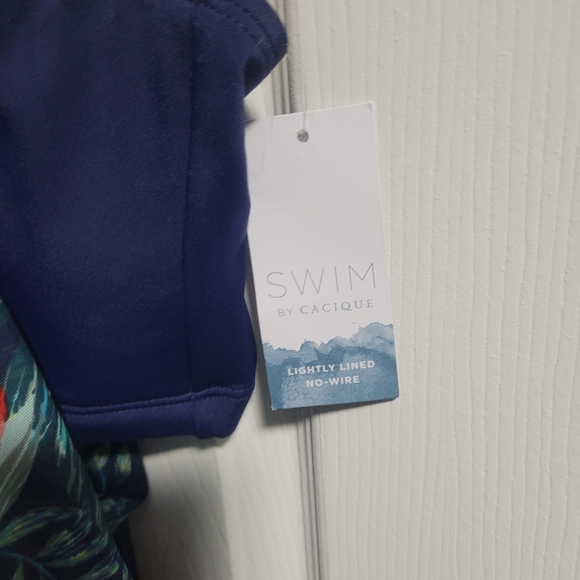 Cacique Blouson Tankini top NWT - Picture 4 of 6